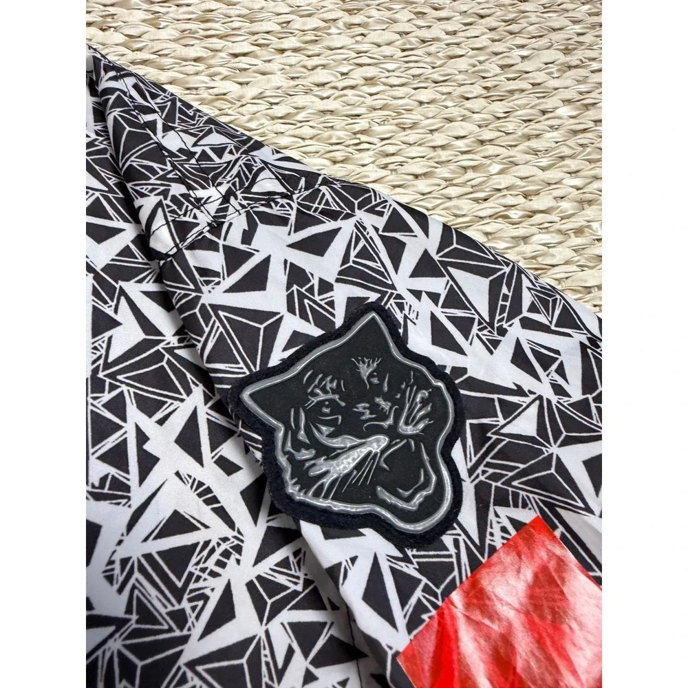 Onitsuka Tiger x Andrea Pompilio Geometric Print Hooded Windbreaker Jacket